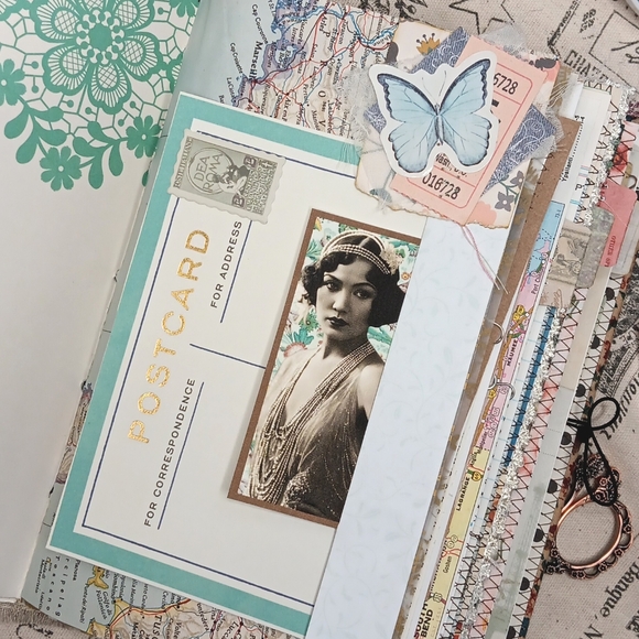 Romantic Vintage Elegance Junk Journal - Picture 8 of 13